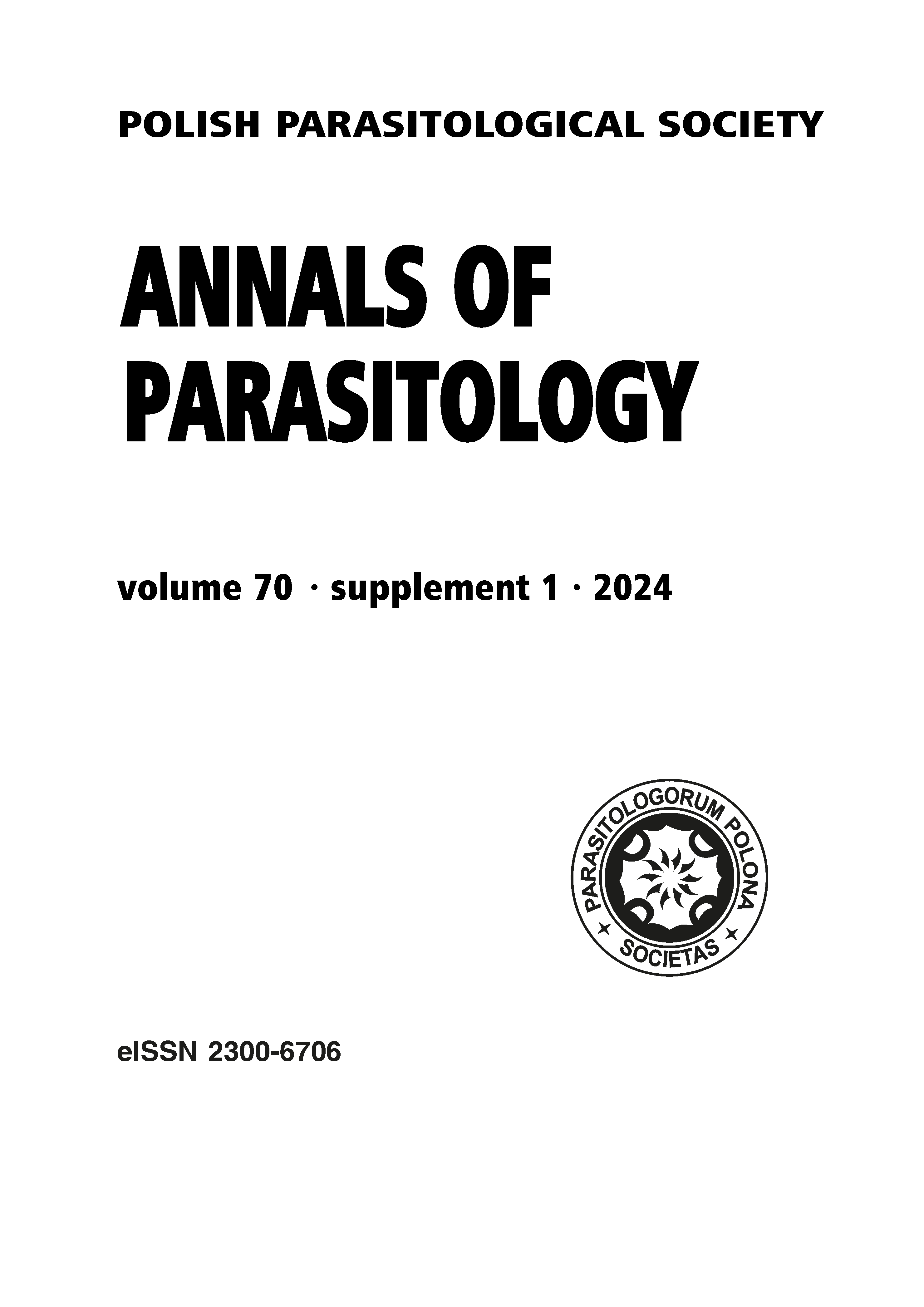 					View Vol. 70 No. Supplement 1 (2024): The XIV European Multicolloquium of Parasitology: Wrocław, Poland, August 26–30, 2024: Abstracts
				